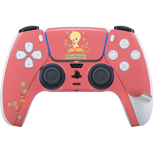 Looney Tunes Tweety Embroidered PS5 Pro Disk Bundle  Skin